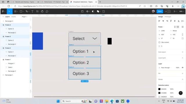 Design Dropdown Field using Figma | #figma #richagurav смотреть онлайн