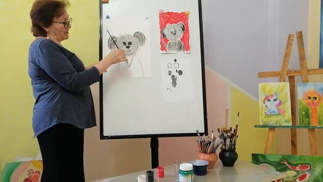 Урок 1 Гуашь кружок "ИЗОстудия Радуга" смотреть онлайн