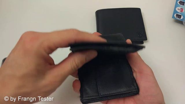 Herren-Geldbörse (RFID-Schutz, schwarz, mit Kleingeldfach) - von Travando смотреть онлайн