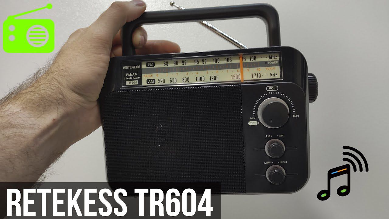 Обзор радиоприемника Retekess TR604 смотреть онлайн