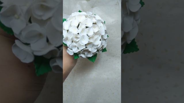 Букет невесты из полимерной глины. Гортензия смотреть онлайн