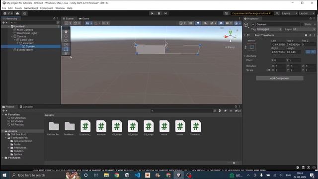 Making a scrollable UI in Unity| Unity scroll view tutorial смотреть онлайн