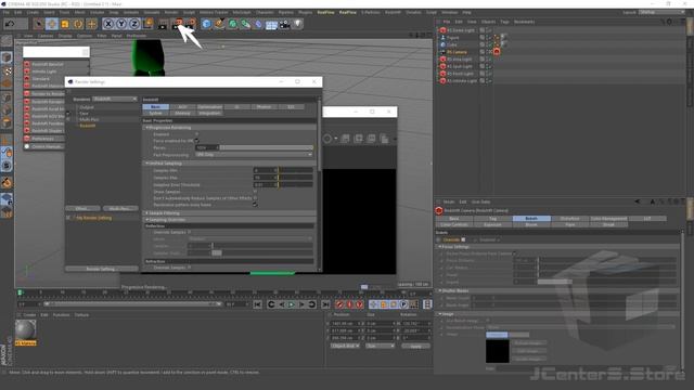 Мини Курс Redshift Render от jcenters. 1 Урок - Как начать работать с программой | Cinema 4D смотреть онлайн