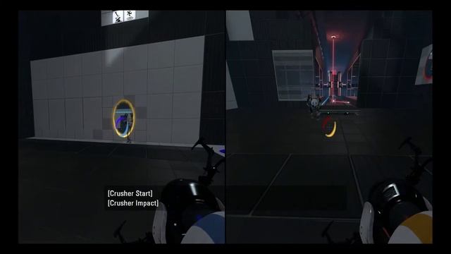 Portal 2 Split Screen Co-op Playthrough Part 4 смотреть онлайн