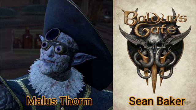 Character and Voice Actor - Baldur's Gate III - Malus Thorm - Sean Baker смотреть онлайн