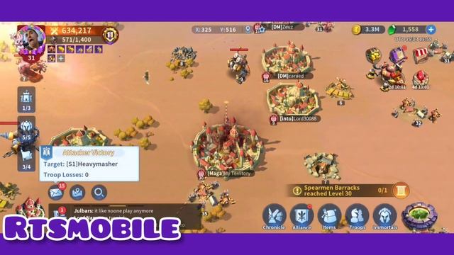 Infinity Kingdom - How to Dominate a castle level 34 with a castle 30 :) смотреть онлайн
