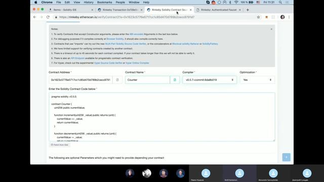 Работа с Ethereum-контрактами. Remix, Metamask, Etherscan, Rinkeby смотреть онлайн