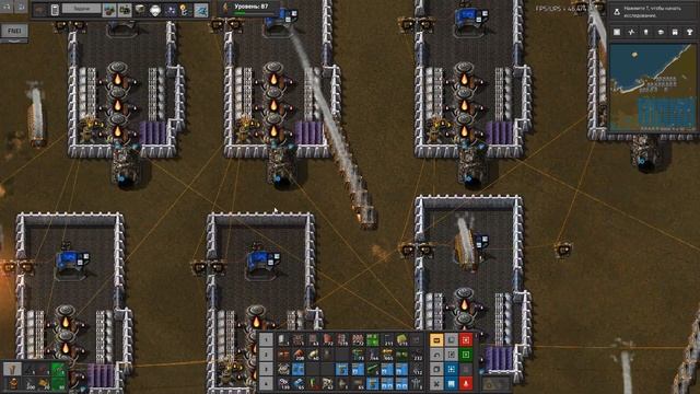 Factorio - ТЕСТ на FPS (Krastorio2 + space-exploration + 248k Modpack) #Кораблики vs Ракеты смотреть онлайн