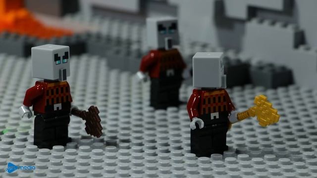 Pillager raid - Warden‘s treasure ( Warden 2) - Lego Stop Motion | Minecraft Animation смотреть онлайн