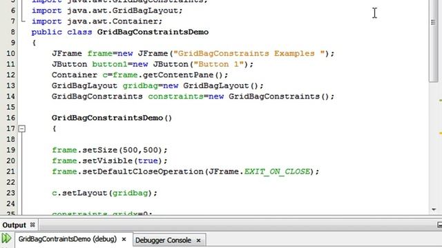 Java Programming Tutorial -GridBagConstraints-15- public static final int NORTHEAST смотреть онлайн