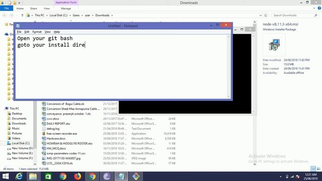 How to install NPM in Git bash [FIXED npm command not found] смотреть онлайн