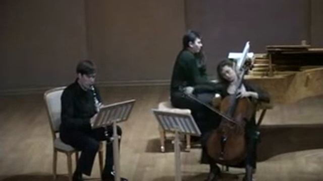 J. Brahms. Trio for clarinet, cello and piano (1 movement) смотреть онлайн