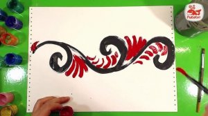 ОРНАМЕНТ русский народный для детей / рисуем красками