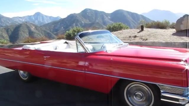 1964 Cadillac DeVille Convertible on Angeles Crest Highway 2 смотреть онлайн