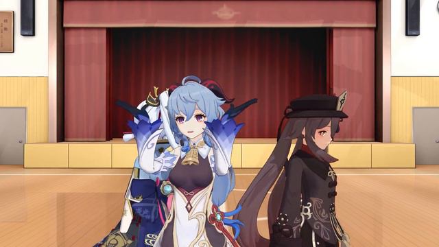 [Genshin Impact MMD] HuTao / Ganyu / Ayaka Cover μ's - START:DASH!! смотреть онлайн
