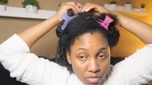 2 Products for Amazing Definition on type 4 C #definedcurls #curlyhairroutine #naturalhairjourney