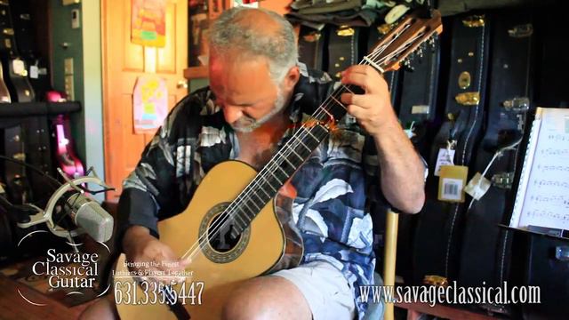 2002 Alan Chapman Bendaway Classical Guitar - Savage Classical Guitar смотреть онлайн