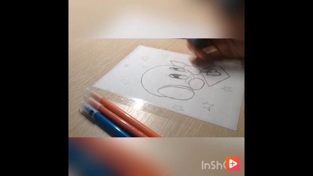 Мастер-класс по рисованию Кирби из одноимённой игры| Drawing Kirby from the same game. смотреть онлайн