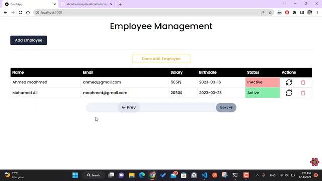 Employee Management With Next React Query And Tailwind Css смотреть онлайн