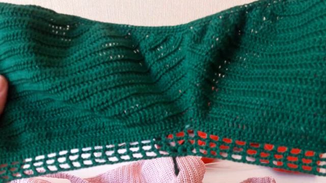 Подклад для вязаного купальника . Как я пришиваю подклад для купальника. смотреть онлайн