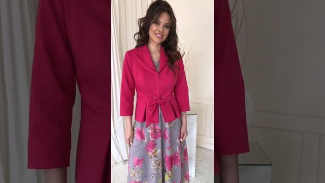 Комплект женский с платьем из шифона модель 2513-2 смотреть онлайн