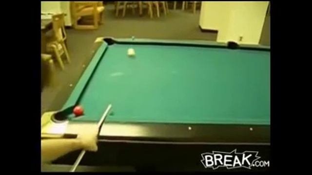 Офигительные трюки в бильярде Пикольное видео смотреть онлайн