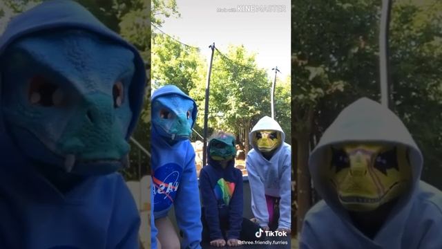 Dinosaur mask tik tok/Дино маска из тик ток смотреть онлайн