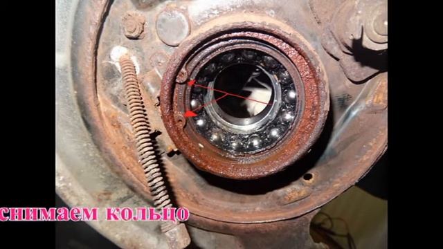 Honda CR-V 2 Замена ступичного подшипника без пресса. Honda CR-V Wheel Hub Bearing Replacement смотреть онлайн