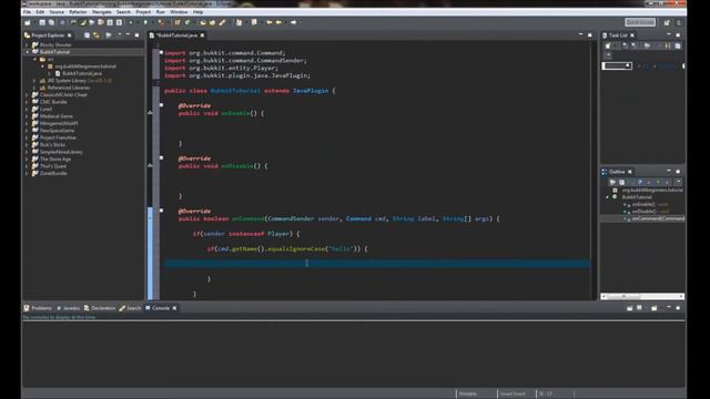 Programming Bukkit Plugins Easily! - 1 | Commands And Plugin.yml!