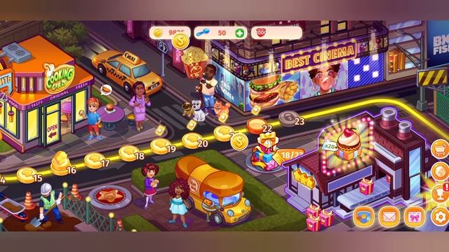 Эволюция шеф-повара ресторана в игре Cooking Craze: Restaurant Game #6