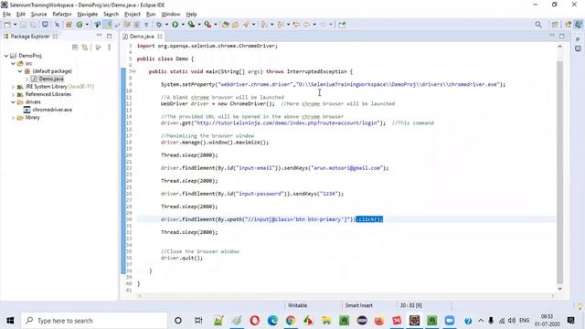 Selenium Java Training - Session 13 - WebDriver Part 2 and Executing Scripts on different browsers смотреть онлайн