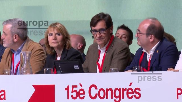 El 15 Congreso del PSC avala con un 98% de apoyos la nueva Ejecutiva de Salvador Illa смотреть онлайн