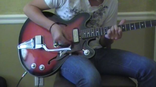 Teisco Vegas 40 Hollow Body electric guitar смотреть онлайн