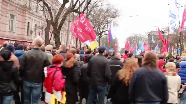 Марш 23 марта Одесса "Один за всех и все за одного" смотреть онлайн