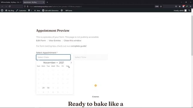 How To Customize Date And Time Field In WPForms | Easy WordPress Tutorial смотреть онлайн