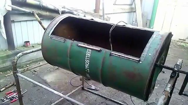 бетономешалка из хлама своими руками часть 3 смотреть онлайн