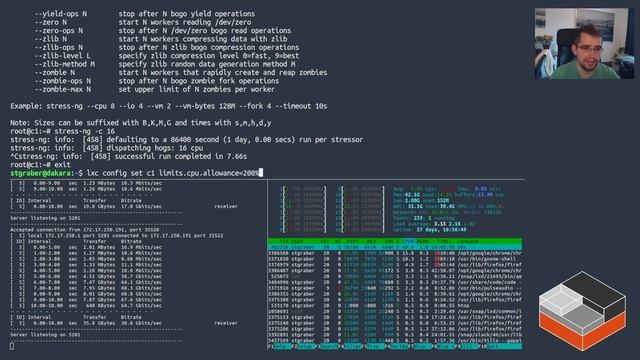 Controlling LXD instance resource usage смотреть онлайн