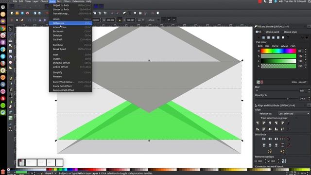 Inkscape Tutorial: Vector Envelope Icon смотреть онлайн