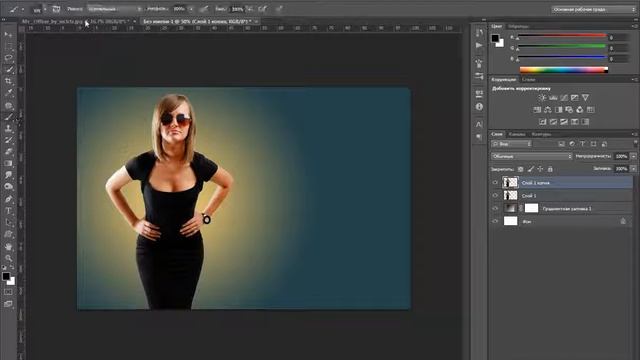 Эффект распада в фотошопе смотреть онлайн