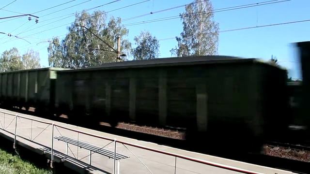 Электровоз ВЛ10у-к-684 с угольным поездом | VL10U-k-684 RZD смотреть онлайн