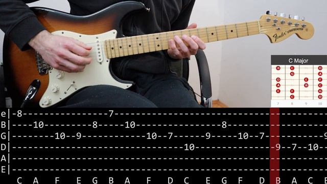 10 Minutes Major Scale Practice Routine (with TAB) смотреть онлайн
