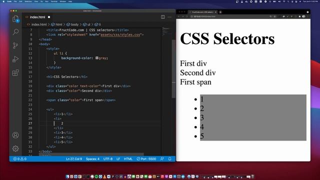 Курс HTML/CSS Advanced | CSS-селекторы: Способы задавать стили для HTML-элементов