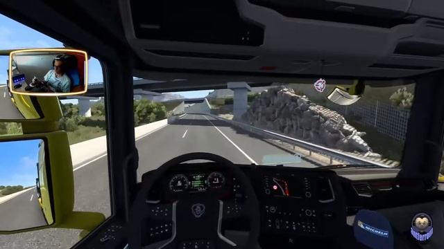 Euro Truck Simulator 2, Scania S500, Acetileno "ADR", Algeciras a Madrid, Opentrack, Cap 1 1080/60. смотреть онлайн