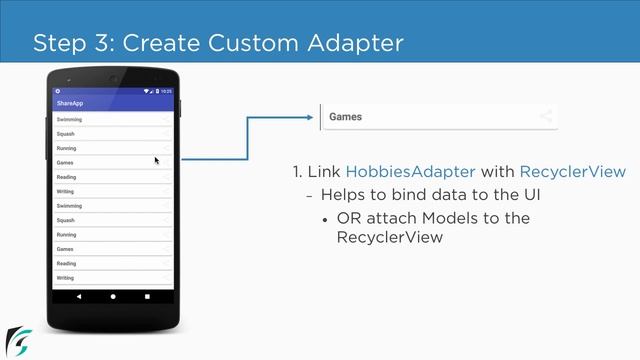 Android Custom RecyclerView Adapter example. Android Kotlin Tutorial. #3.4 смотреть онлайн