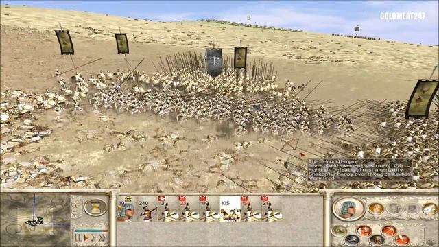 Rome Total War - Egyptian Campaign Part 4: It's a Pikemen War! смотреть онлайн