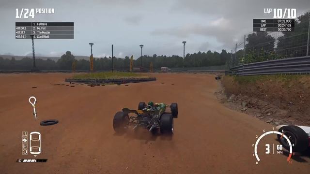 Wreckfest But Going Racing With 60's Formula 1 Cars смотреть онлайн