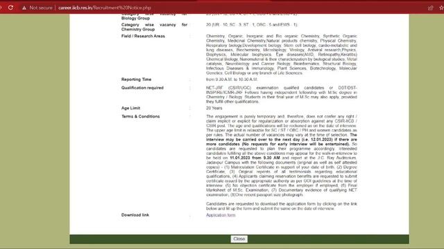 IICB Direct JRF Post 2023 || 45 Vacancies смотреть онлайн