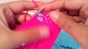 Кардиган для девочки спицами  с круглой какеткой часть3