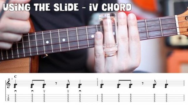 Slide Blues Baritone Ukulele Tutorial