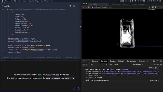 Курс по разработке на Three.js lesson13 / 3D текст смотреть онлайн